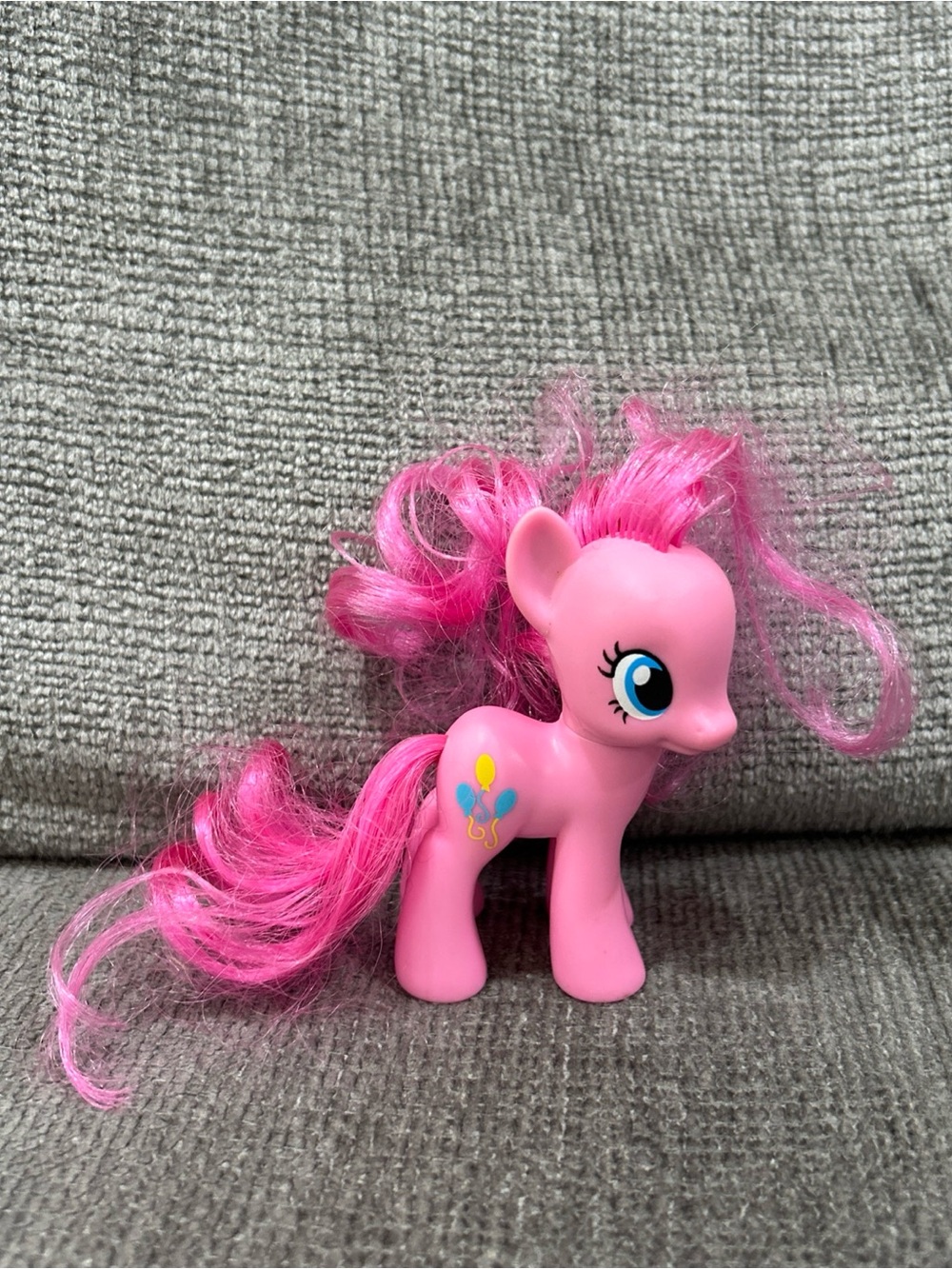 My Little Pony PINKIE PIE 2010 Hasbro Pink With Balloons 3" G4